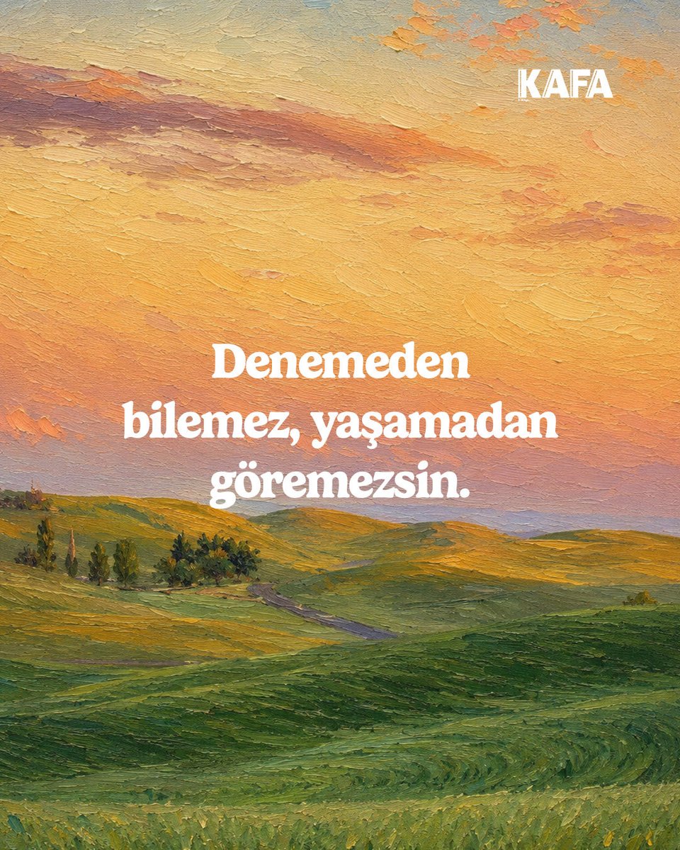 kafadergisi's tweet photo. Küçük bir hatırlatma 🌅 https://t.co/9Cbg6mtBBq
