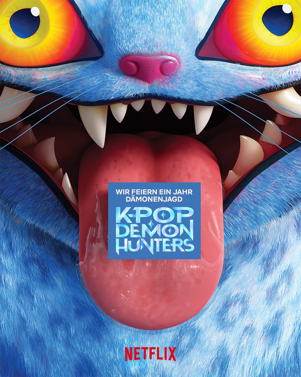 NetflixDE's tweet photo. KPop Demon Hunters wird am 20. Juni ein Jahr alt!!!

Macht euch wieder bereit, den Honmoon zu versiegeln und feiert mit dem Sing-Along – bis zum 18. Juni in ausgewählten Kinos 💌 https://t.co/MdZvsCDIFH