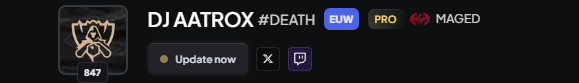 NoVaCrasheed's tweet photo. @drewlevin Yo, is this a normal behaviour from a pro player in ERL? He should be showing example but he is not i guess haha, hope you can do something about it :)
Riot ID: DJ AATROX#DEATH
Second account in case: DJ AATROX#DIE
GAME ID: 7884932024
Tweeter: @maged_lol
Team: Dragons Esports https://t.co/KAIt1TXuKB