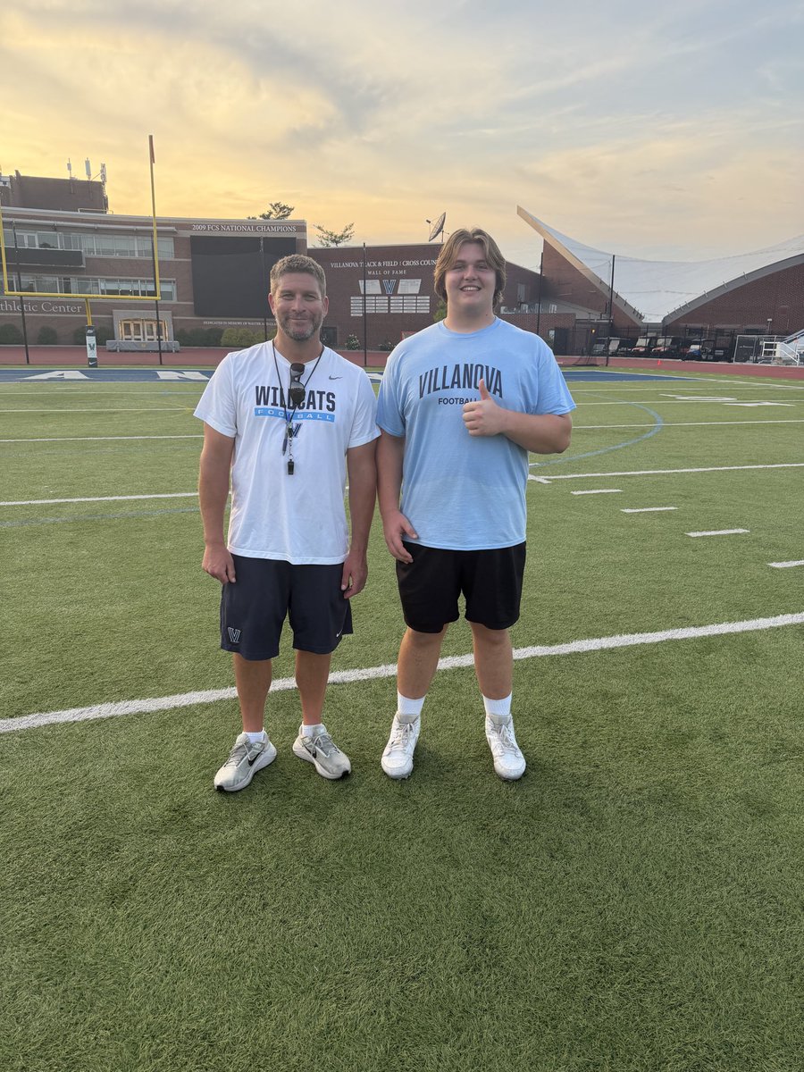 nerdlucas58's tweet photo. I had a great experience at @NovaFootball’s June 11th prospect camp. Thank you to coaches @devine_sean and @CoachChrisBoden for the conversations we had and your extensive effort to make me a better player. @avon_groveFB @CoachJCoffey https://t.co/sTb1BL0Yl6