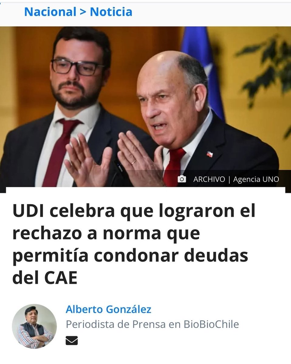 darksoul45654's tweet photo. @Cooperativa La que rechazaron ustedes? 🤣🤣 @Diego_Schalper https://t.co/uAkmBclR81