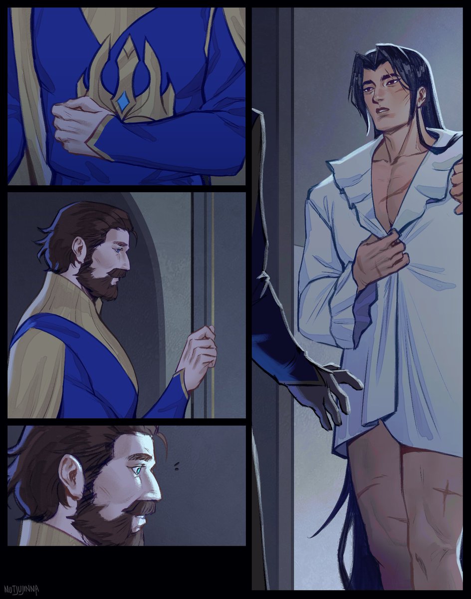 notjujinna's tweet photo. remember when the motion comic confirmed xin zhao sleeps completely naked... gulp... yeah
#kingspear https://t.co/sYrhpIdoYp