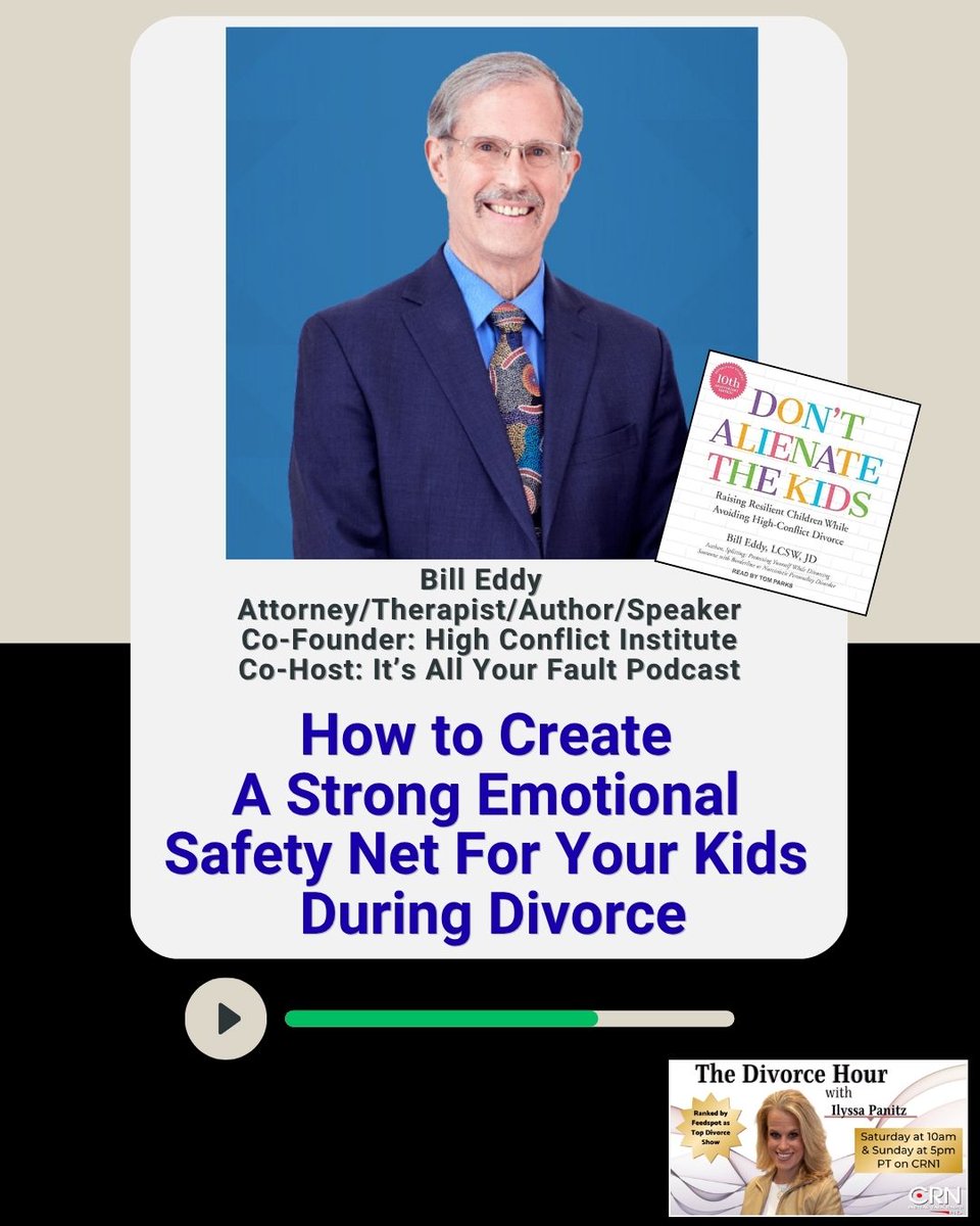 IlyssaPanitz's tweet photo. Divorce changes the family dynamic, but it doesn't have to define your child's future @DivorceHour can teach you the practical steps on how to protect their kids from the emotional downsides of divorce & help them build resilience #divorce #kids #kidsfirst #heretohelp #strategy https://t.co/XBwr6AMjKS