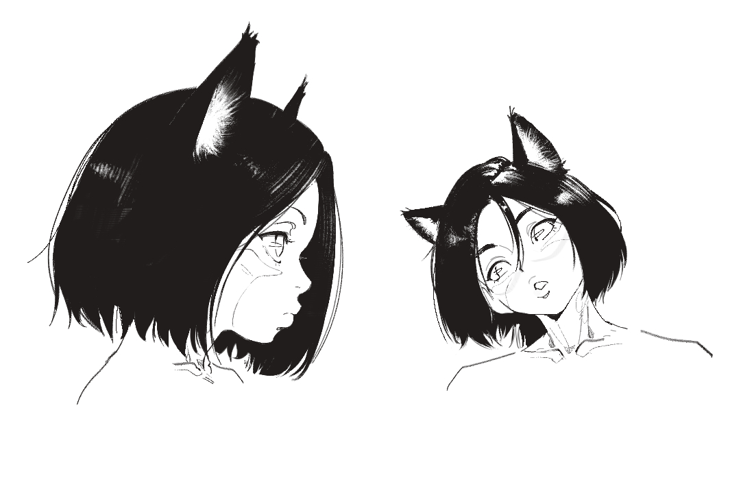 Melkokan's tweet photo. Just finished GUNNM Last Order, wanted to draw our plasma black cat
#alita https://t.co/Rumaq0kpK6