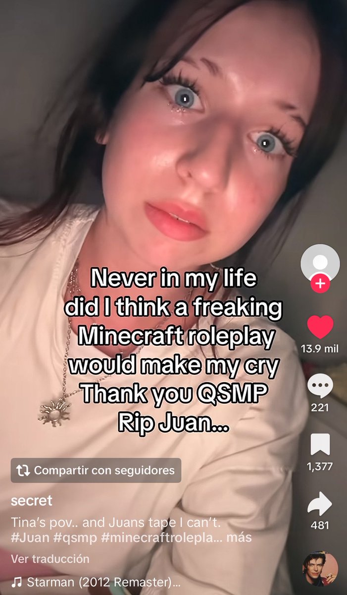 lvscarame's tweet photo. La cantidad de gente en tiktok llorando por un rol de Juan, y a parte todos los comentarios en diferentes idiomas diciendo que lo van a extrañar y que esperan que regrese, que bonito https://t.co/qdHjPNHp68