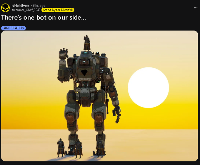 Helldivers NOW tweet media