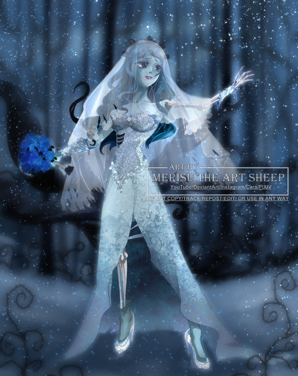 merisusheep's tweet photo. Fan art I made of Emily from #corpsebride. Check out the speedpaint if you're interested. https://t.co/zd4ehE5h5B