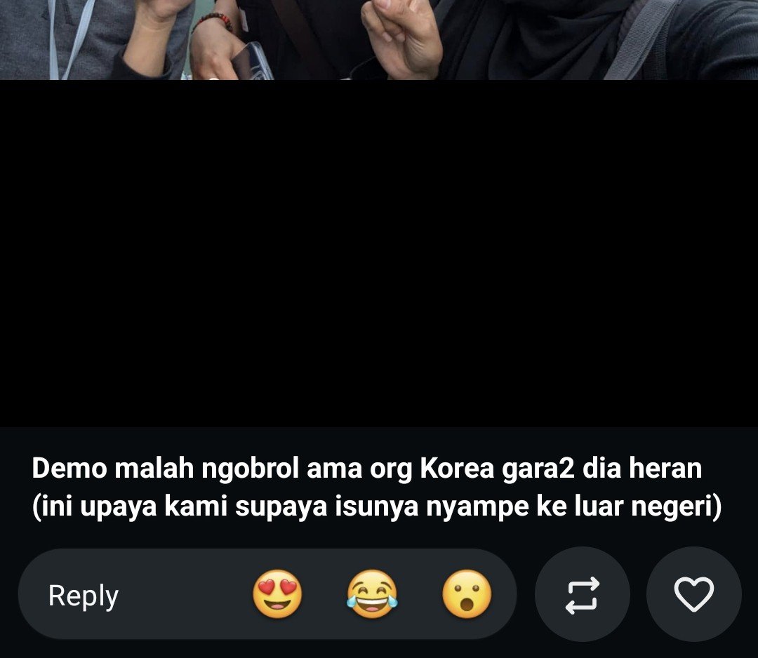 wonubins's tweet photo. aksi hari ini, gw sm temen gw berupaya untuk menjelaskan yang terjadi di Indo dan kenapa ada demonstrasi serta apa aja tuntutan nya. in the end of convo, beliau bilang "same in korea, our goverment is not good also", dan temen gw jwb "at least your gov better than ours" 🤣 https://t.co/t37ToWXVTQ