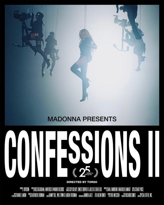 MadonnaRecords's tweet photo. .@Madonna's "CONFESSIONS II"- Film on YouTube:
TOTAL: 2,709,758 Views.

https://t.co/aRcG18ptjL