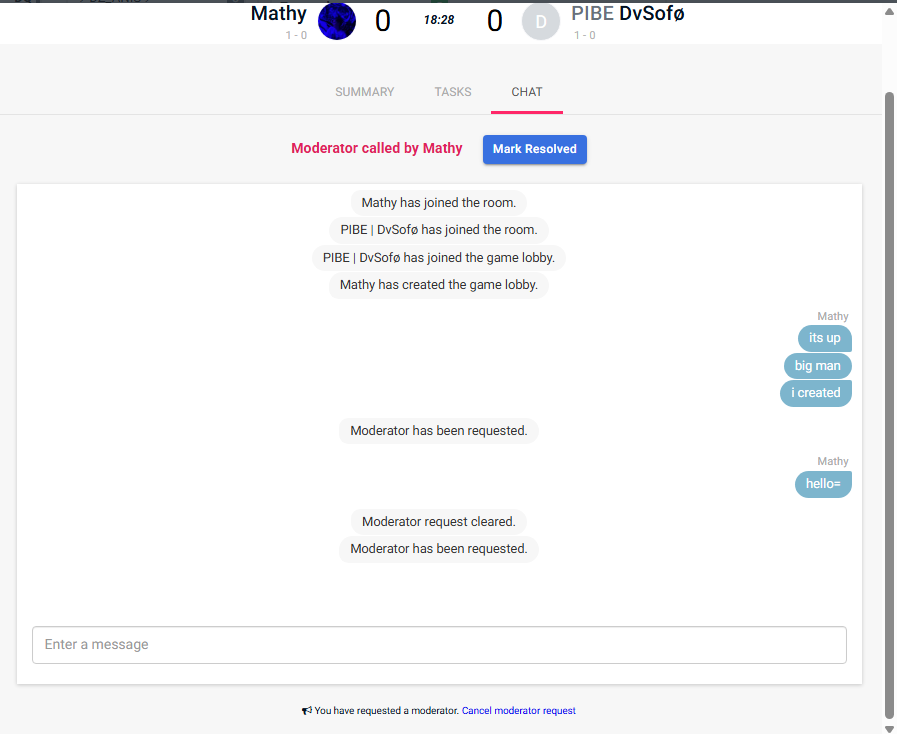 Mathyrll's tweet photo. its been 13 mins, come on admins, kid aint joining da game @RLEsports  help https://t.co/g2ZPznMJFe