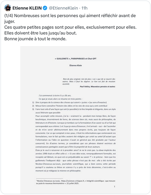 Julien tweet media