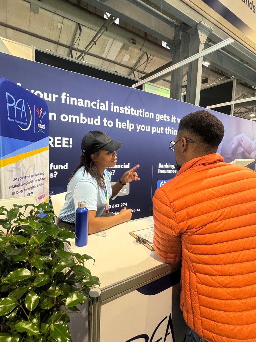 OPFA_SA's tweet photo. 📍 Day 2 | Comrades Marathon Expo
Visit the Financial Ombud System at Stand B46 (opp. History Gallery).
Learn how OPFA, FAIS Ombud & NFO can help resolve your financial complaints - free of charge.
We look forward to connecting with you.
#ComradesMarathon #Comrades2026 #OPFA https://t.co/4GOTTsklcy