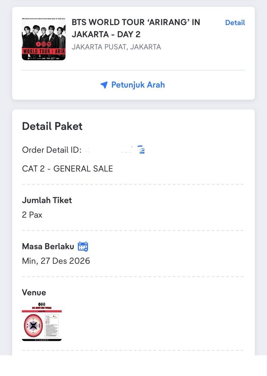 TIKET FOR BTS WORLD TOUR tweet media