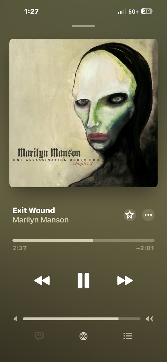 Krow3388's tweet photo. FUCK YEAH @marilynmanson new music out of nowhere for my ear holes … Can’t wait until 8/14! https://t.co/ZHpy96qJd9