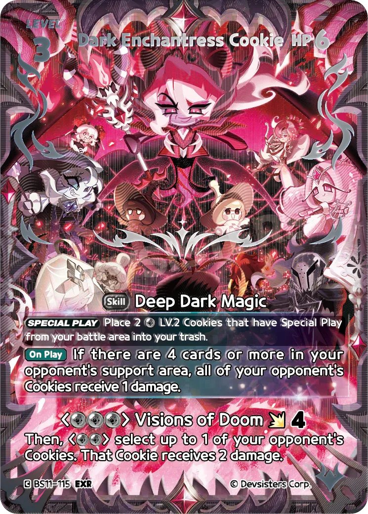 Syviall's tweet photo. Don't get me wrong, this card is beautiful... BUT WHY DID THEY DO THAT TO BLACK SAPPHIRE 😭

#cookierunbraverse #cookierunkingdom https://t.co/HcTpCmb3uH