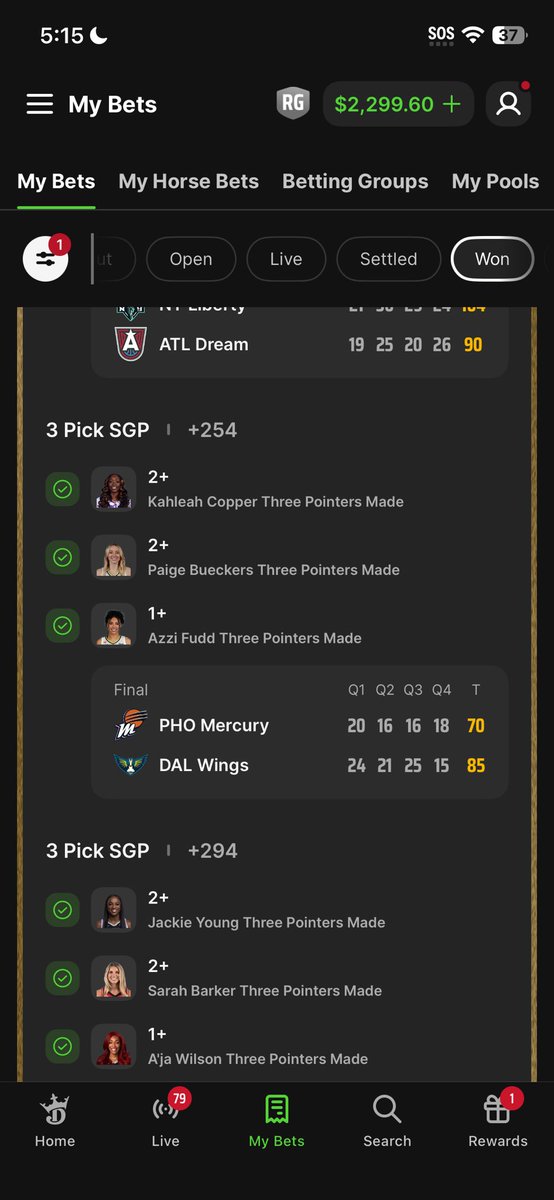 icecoldwinners's tweet photo. Woke up to some money 💰 ✅ #wnba https://t.co/bcvboUl6aS