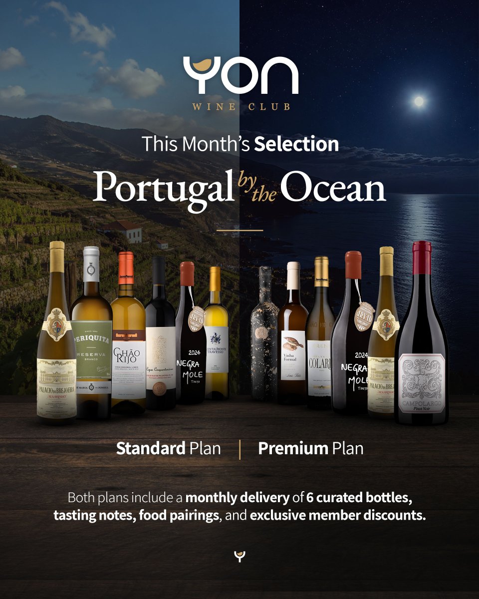 yon_wine's tweet photo. 🍷 Yon Wine Club is a curated monthly subscription for wine lovers looking to explore exceptional wines from home.

This month's selection: 🌊 Portugal by the Ocean

Want to learn more about Yon Wine Club?
https://t.co/yZsz49DSED

#YonWine #YonWineClub #WineClub https://t.co/XXHGdCI8oX