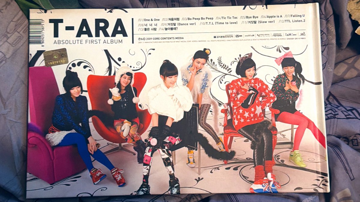 afterschxool's tweet photo. t-ara absolute first album added 2 my collection :3 <3 omgomg https://t.co/Fo02VGcud2