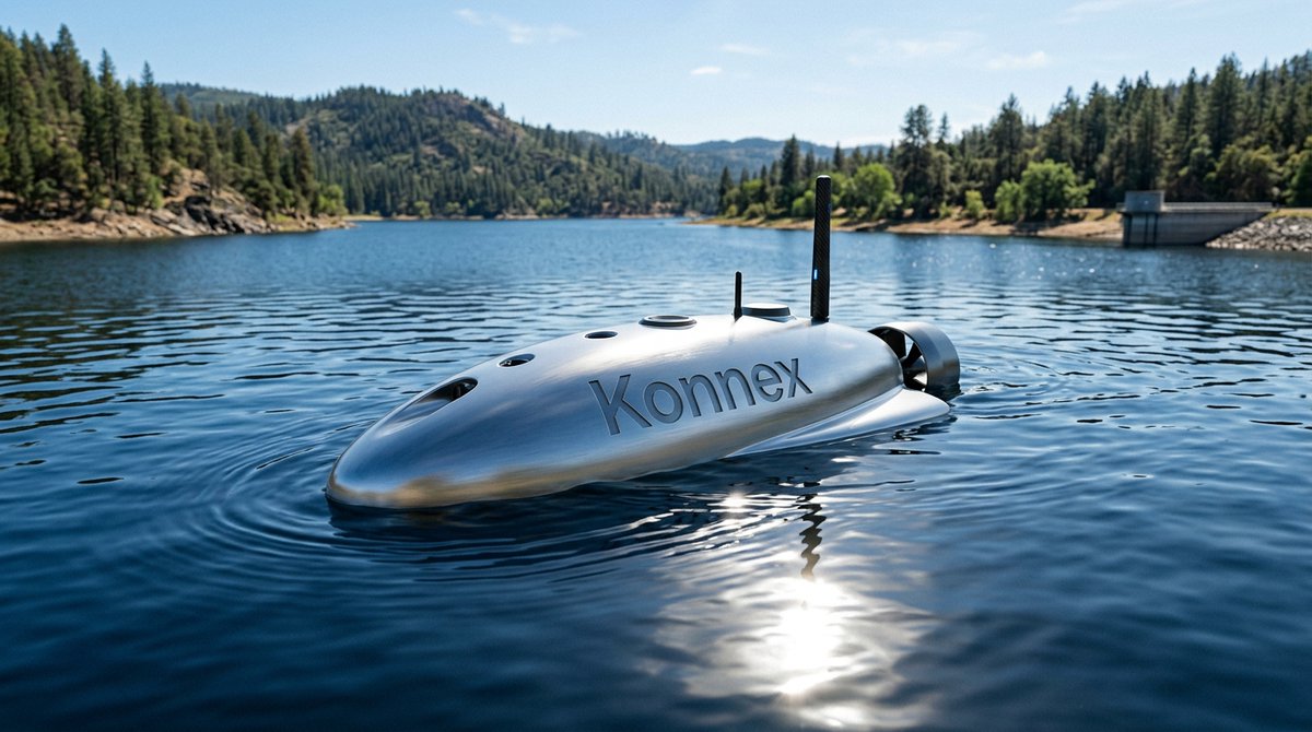 _Anika_7's tweet photo. Municipal water testing is slow and centralized. Autonomous aquatic drones sampling toxicity at the source and logging chemical states on @konnex_world. Turning water quality into a verifiable, real-time data market for local governments. https://t.co/eHS3w0nq5U