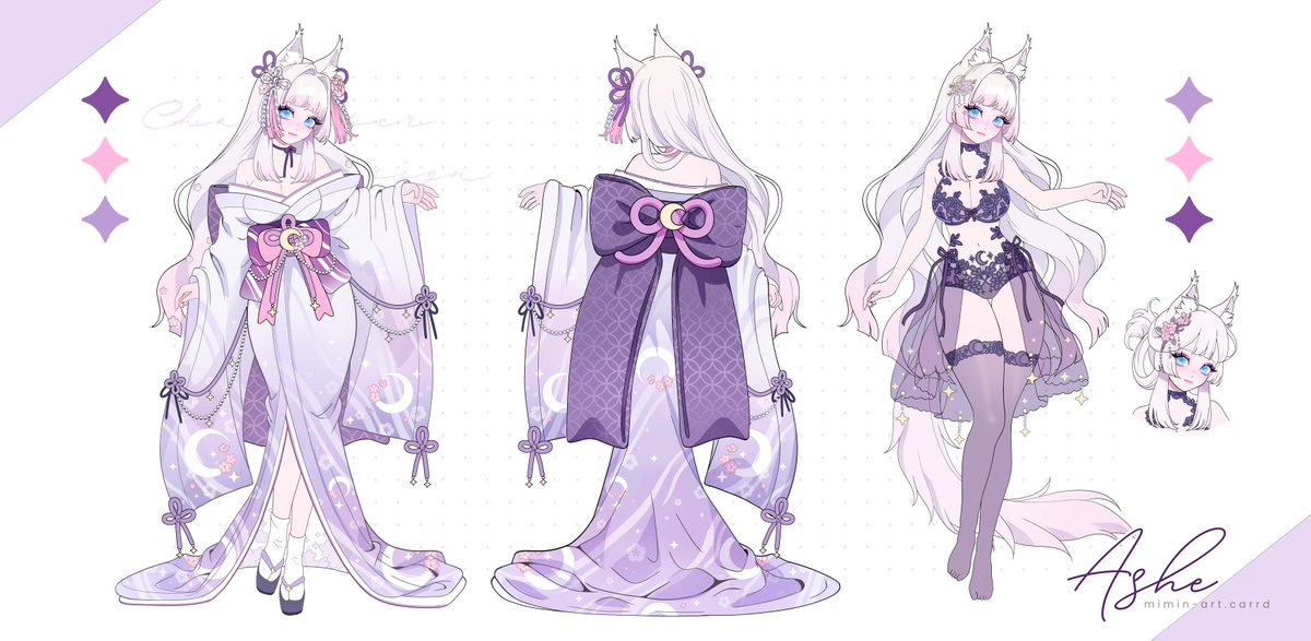 Ashe Kagetsu - Artist and Vtuber Pre-Debut tweet media