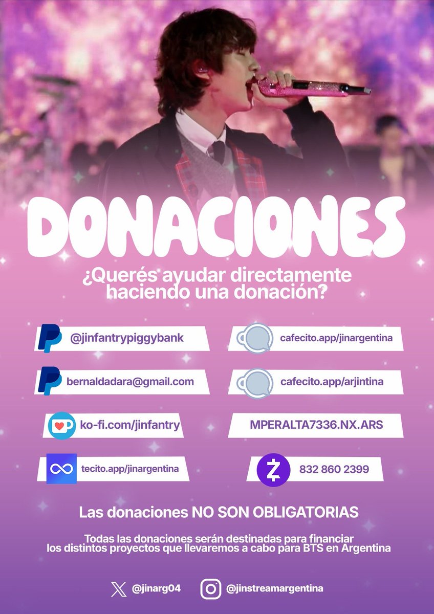 Jin Streams Argentina🇦🇷 tweet media