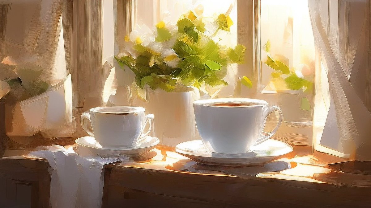 Olikjaer's tweet photo. Just tested the new immersive AR café concept—order a latte, and watch your favorite artwork float above your mug. Game-changer for lazy weekend mornings! https://t.co/M7ICs4elor