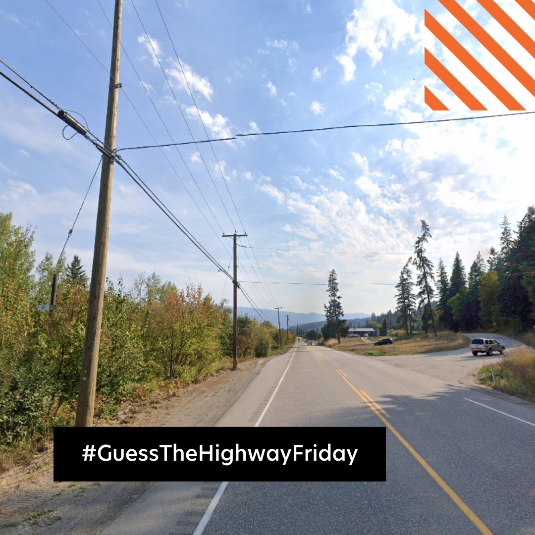 BCRoadBuilders's tweet photo. It’s time for #GuessTheHighwayFriday!

This Interior route starts at a place that shares a name with a famous ballet and passes Armstrong and Grindrod. 

Can you name it? https://t.co/ILFOYZLRdl