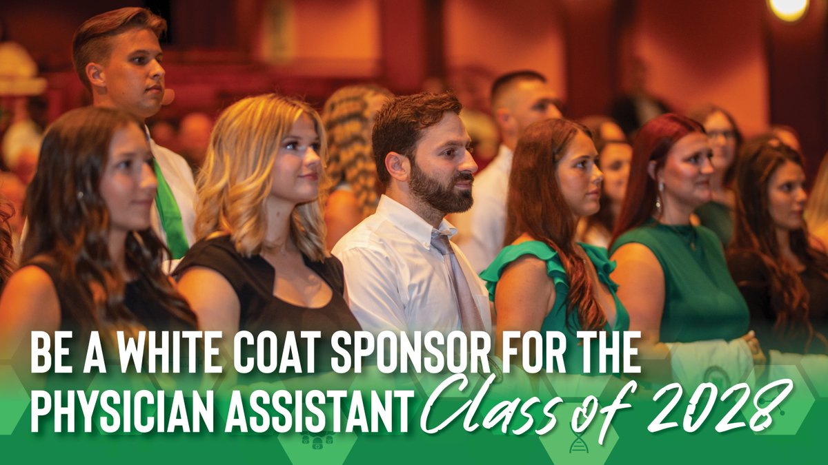 MUSOMWV's tweet photo. Today’s the final day! 🚨 

Don’t miss your chance to sponsor a white coat for the Physician Assistant Class of 2028. 

Your support helps honor these future providers as they take this important step. 💚

🕛 Give now: https://t.co/Yu1ndkiqEX

#MUPA https://t.co/CpOxHj9cEc