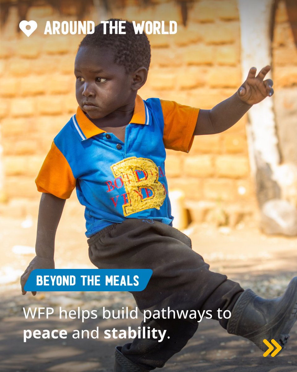 ShareTheMealorg's tweet photo. Help @WFP tackle #hunger, and provide assistance to help build pathways to #peace and stability. 

You may even support an aspiring #football player with the #food they need for healthy development. ⚽😄 

Share a meal and help us reach our #ZeroHunger #goal. ︎💛 https://t.co/v1OvPJb3SW