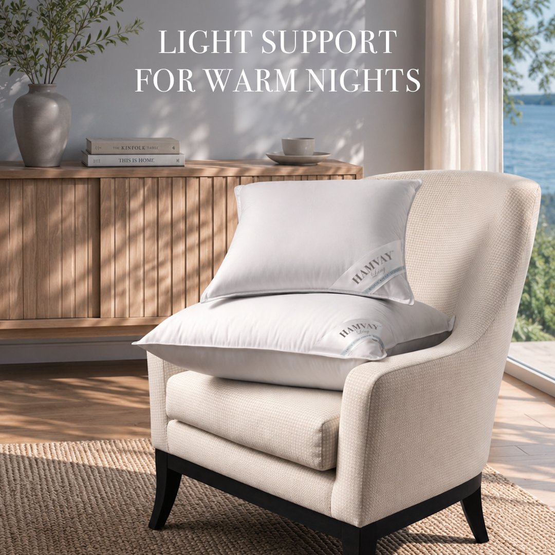 HamvayL's tweet photo. Summer rest deserves a lighter touch. Discover Hamvay-Láng comfort essentials crafted for softness, breathability and quiet everyday luxury. Selected pieces are now available with up to 30% off during our Summer Sale.

#HamvayLang #HungarianGooseDownBedding https://t.co/fuQOmG7DVm