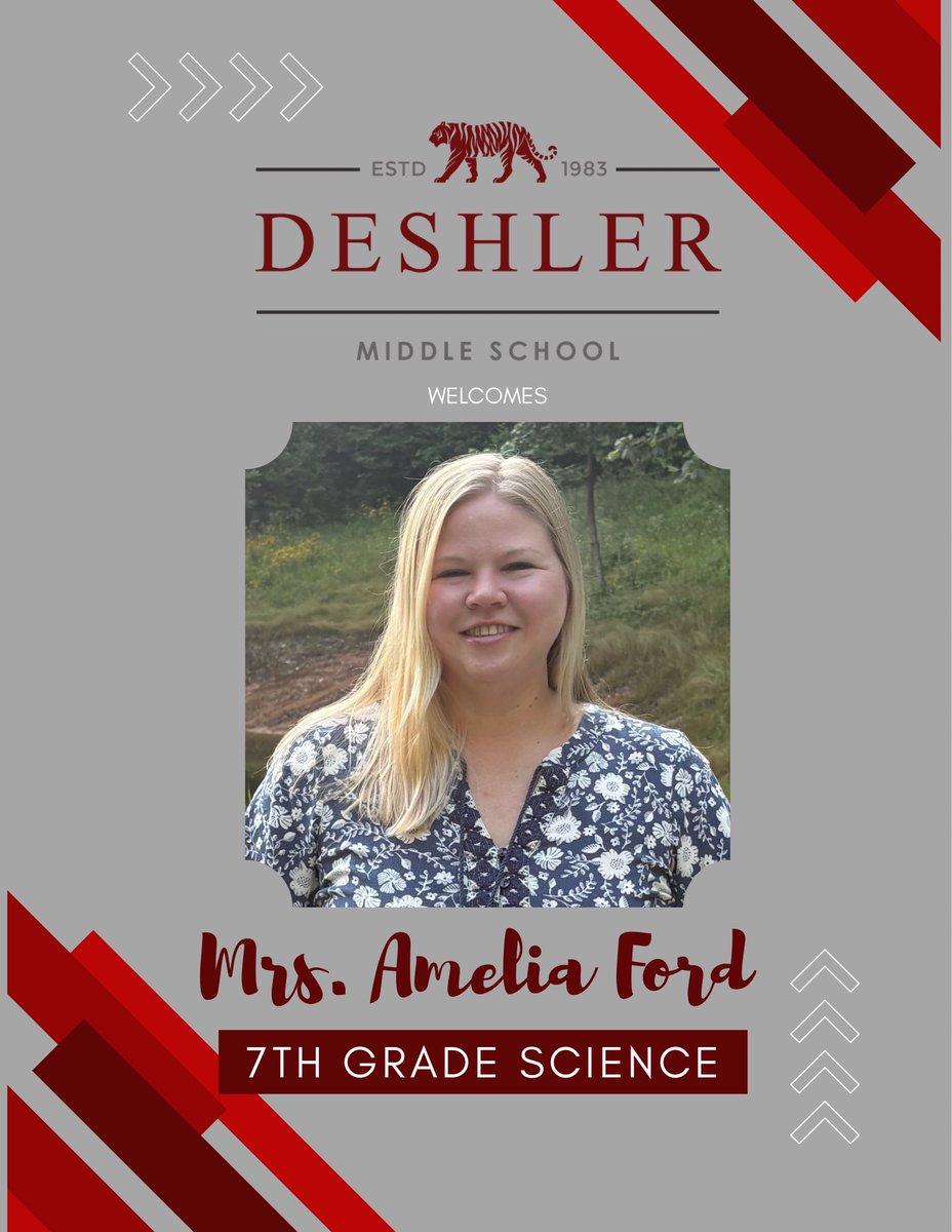 deshlermiddle's tweet photo. For the 26-27 school year, DMS would like to welcome several new hires! https://t.co/Jl3ewvmAVK