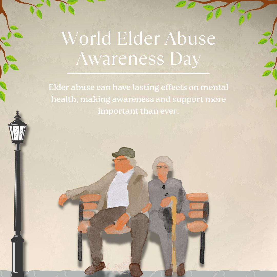 NAMI_NJ's tweet photo. Mental health is an important part of healthy aging, and every older adult deserves to feel safe and respected. Elder abuse can have lasting emotional effects that impact overall well-being.

Learn more about elder abuse and recognizing the warning signs: https://t.co/2uNESUkDJW https://t.co/acmV6MTnDP