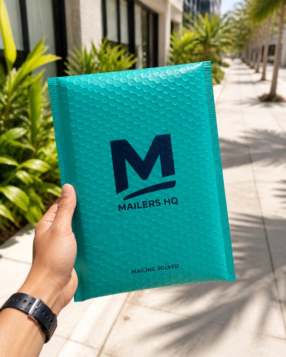 MailersHQ's tweet photo. Don’t let the summer heat or sudden rain dampen your brand. Our custom bubble mailers are water and tear-resistant, keeping your products pristine from our door to theirs. Stay cool and keep shipping! ☀️📦

#MailersHQ #SummerShipping #SmallBusiness #Packaging https://t.co/4v4HWyGFpK
