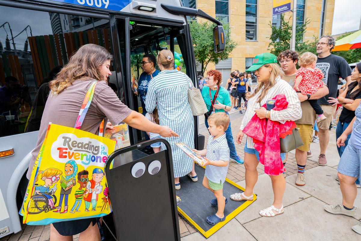 CapMetroATX's tweet photo. The Library Foundation provides philanthropic support to @austinpubliclib, partnering to present specific programs including creative writing camps, Banned Books Week and the Kids Block Party this past weekend. We're proud to have them as a CapMetro Cares partner. 

Learn more: https://t.co/FsbJGXX2gS