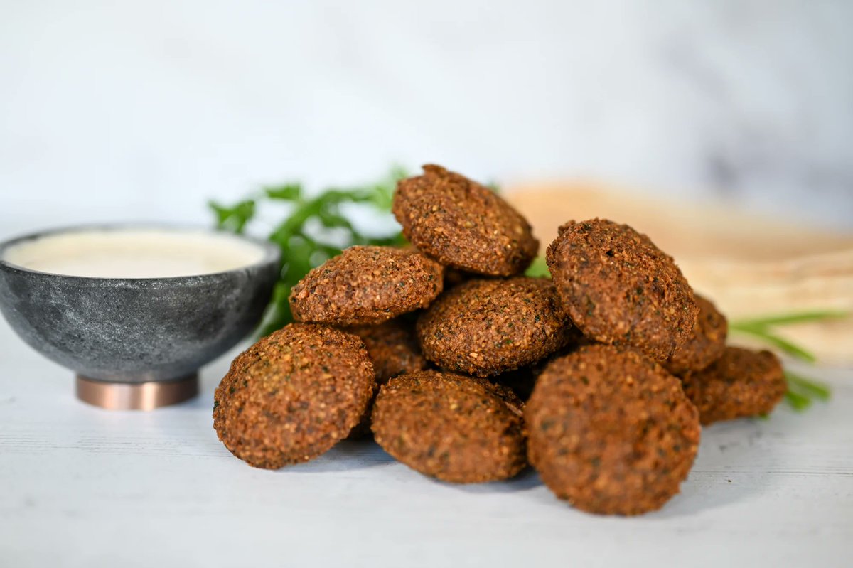 SimplyLeb's tweet photo. Happy National Falafel Day!  Need a home recipe for the best falafel ever? 

Check out the recipe here: https://t.co/lfRhv6mUdo https://t.co/ZvdXuuEUds