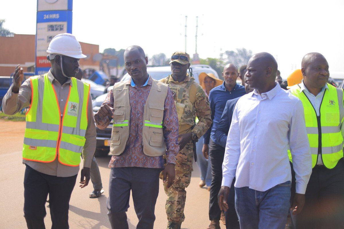 HonByamukama's tweet photo. Today, I inspected the Mityana–Mubende Road project alongside technical officers and local leaders to assess progress on the delayed works. Given the unsatisfactory pace of implementation, I directed EnergoProjekt the contractor to expedite construction by completing asphalt laying to Kalamba within three weeks and deploying an additional team from Mubende towards Mityana.

Government remains committed to ensuring the project’s completion and will release UGX 42 billion to facilitate ongoing works while contractual disputes continue to be reviewed. We shall closely monitor progress to ensure value for money and timely delivery of this critical road infrastructure.