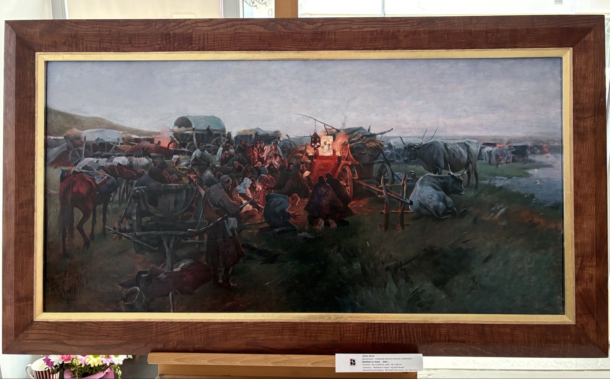 pisarzpolny's tweet photo. 12 czerwca 1915 r. - zmarł Józef Brandt, najwybitniejszy polski malarz batalistyczny.
Ale żeby nie był to tylko wpis wspominkowy:
Józef Brandt to malarz, który do tej pory inspiruje nie tylko historyków ale i młodych twórców. Poniżej przykłady prac dyplomowych młodych artystów z Państwowego Liceum Sztuk Plastycznych w Kielcach, którzy naśladują Mistrza.