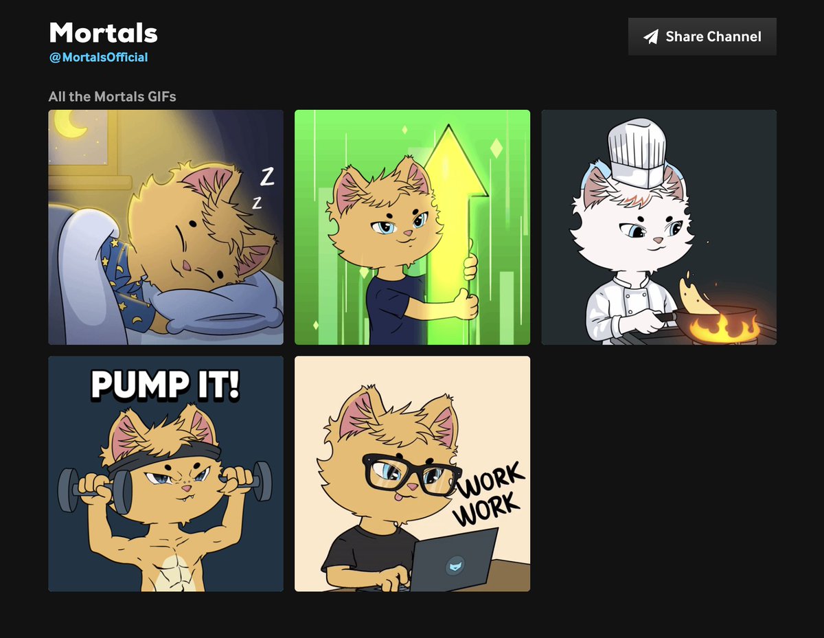 MortalCK's tweet photo. Mortals is expanding beyond NFTs

Our official GIPHY channel is now live, bringing Mortals to every conversation, reaction, and story across the internet.

https://t.co/02KnB4PaD7 https://t.co/BXw1gDR5Kd