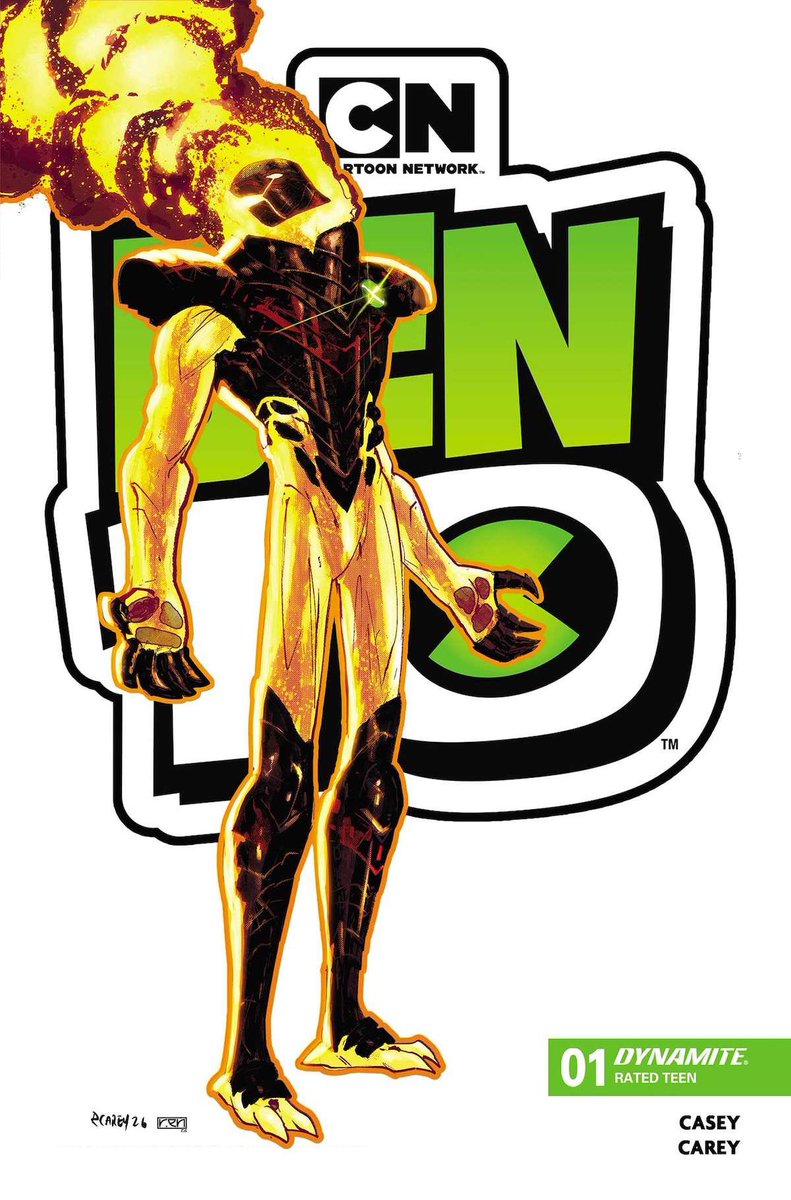 BenTenNews's tweet photo. Variant covers for the THIRD printing of Dynamite’s hit Ben 10 #1

FOC is MONDAY June 15th

Releases alongside the second printing of Ben 10 #2, and the first of Ben 10 #3 on July 8th https://t.co/zmbEa91jJP