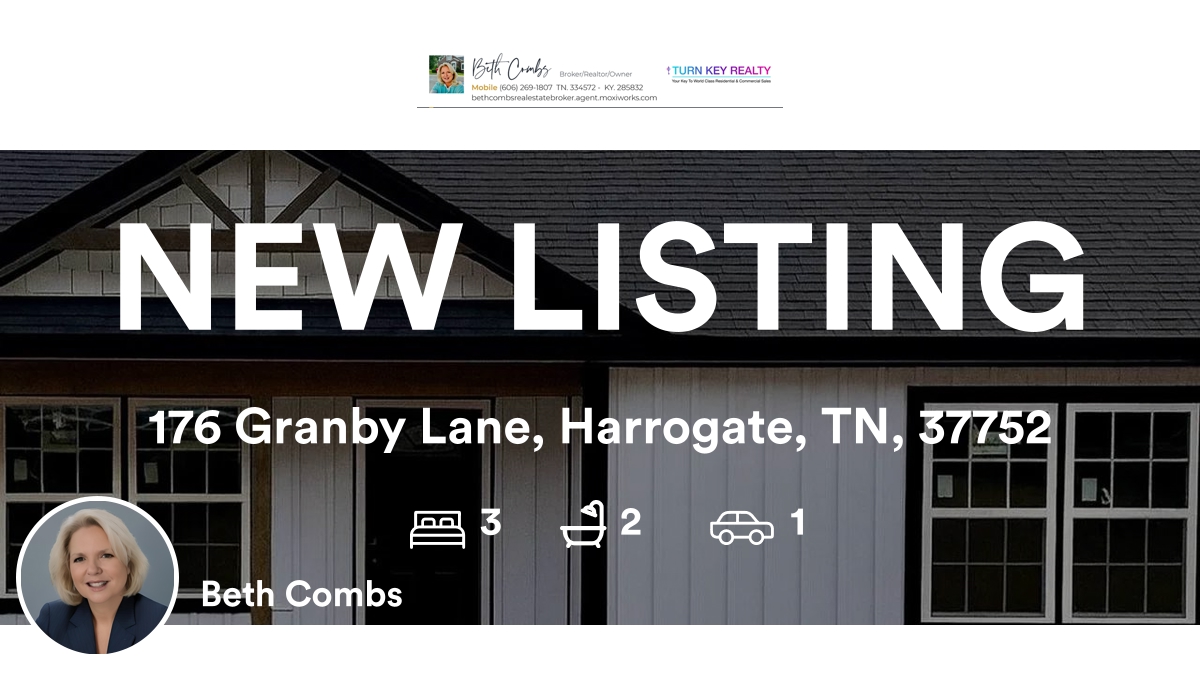bethcombsagent's tweet photo. 🛌 3 🛀 2 🚘 1
📍 176 Granby Lane, Harrogate, TN, 37752

My latest listing on RateMyAgent.
TN Broker  334752
https://t.co/d3Zwc1yYmt

...
#ratemyagent #realestate #Turn_Key_Realty https://t.co/53hkSiJ6O7