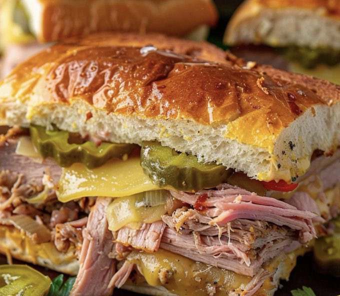 FoodPleaser's tweet photo. Homemade Cuban, eat or pass? https://t.co/ICGb1PEdMQ