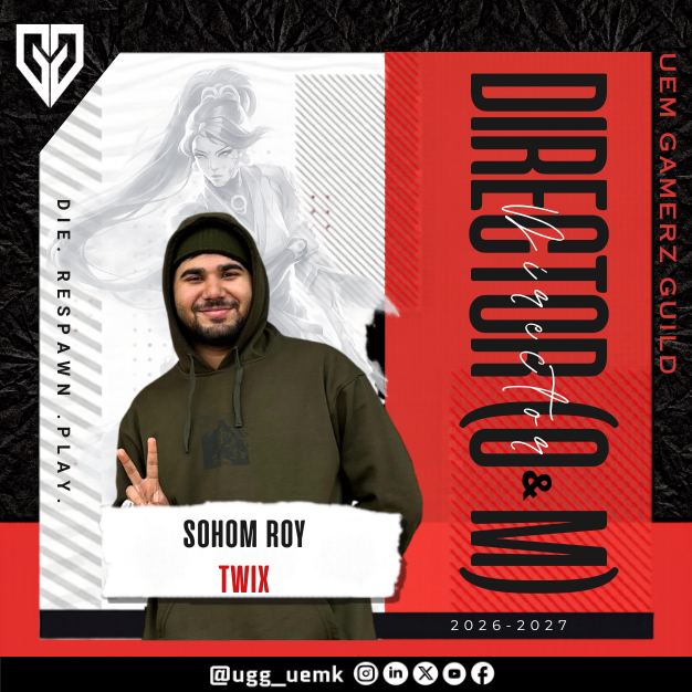 ugg_uemk's tweet photo. Welcome our Director (O&amp;M), Sohom Roy (Twix) 🔥
With dedication, vision, and a drive to turn ideas into action, he plays a key role in ensuring growth, innovation, and excellence across the organization. Wishing him a successful and impactful year ahead.
#UGG #UEMK #DirectorOM https://t.co/iy4xJQKpqJ