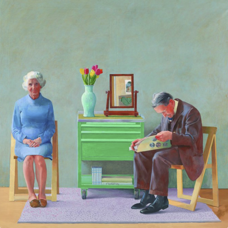 AlexTaylorNews's tweet photo. His parents, by Hockney ❤️🇬🇧 https://t.co/yqpWMc7Pwo