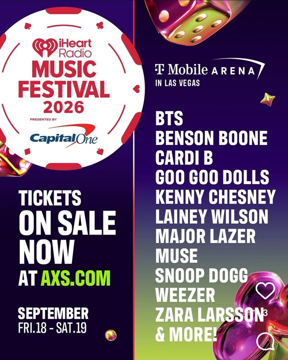 103JAMZRADIO's tweet photo. Tickets on-sale now! Take a trip &amp; have some fun!

#iHeartFestival

https://t.co/NO7X1OBx01 https://t.co/Qjoos4iRkp
