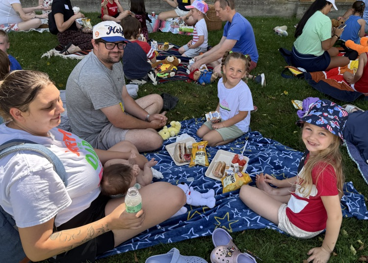 HFLLima's tweet photo. A special day at Lima Primary! Students participated in our Flag Day Assembly and then welcomed families for our annual Teddy Bear Picnic. Thank you to our families and staff for helping to create meaningful memories! #WEareHFL https://t.co/U9zN0RnZnW