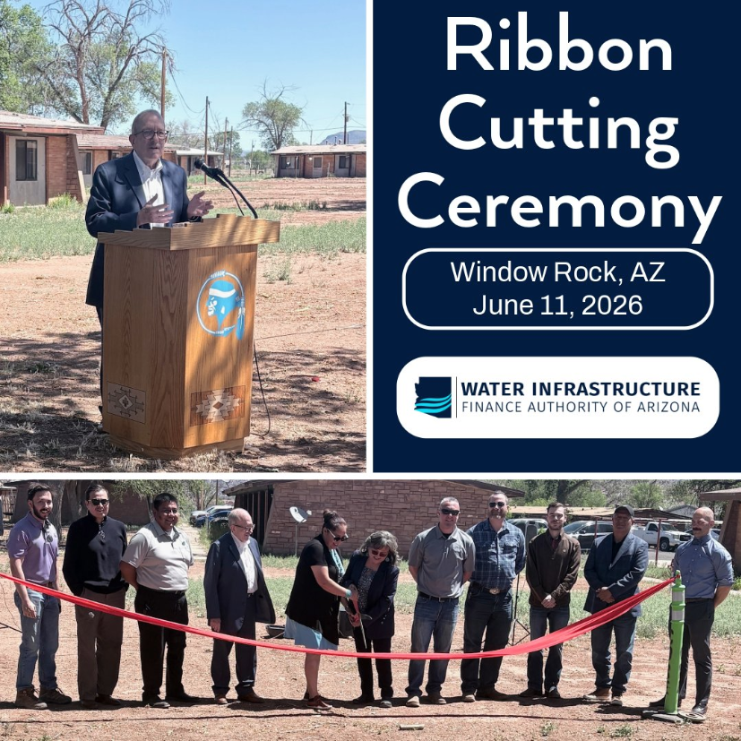 Infrastructure Ribbon Yesterday, my staff attended the ribbon‑cutting for the Window Rock ...