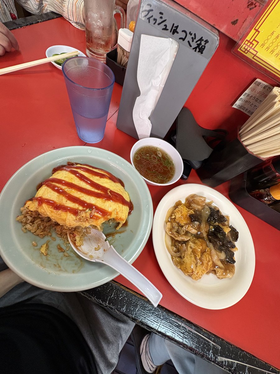 69R___'s tweet photo. 過食期かも。お腹空いた。最近のご飯。新高円寺水明、ねぎし、近所の焼き鳥屋、近所の町中華。 https://t.co/NrCu8UarQD