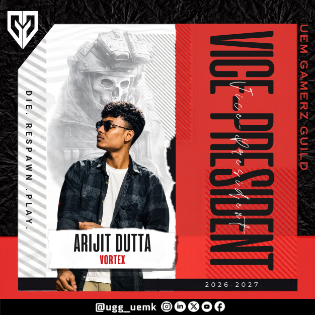 ugg_uemk's tweet photo. ⚡ Welcome our Vice President, Arijit Dutta (Vortex) — 🤍 Behind every strong team stands someone who keeps it moving forward. Vortex brings energy, reliability, and a mindset focused on progress. We are excited to see UGG reach new heights with his support and leadership. #UGG https://t.co/0yVTRXolID