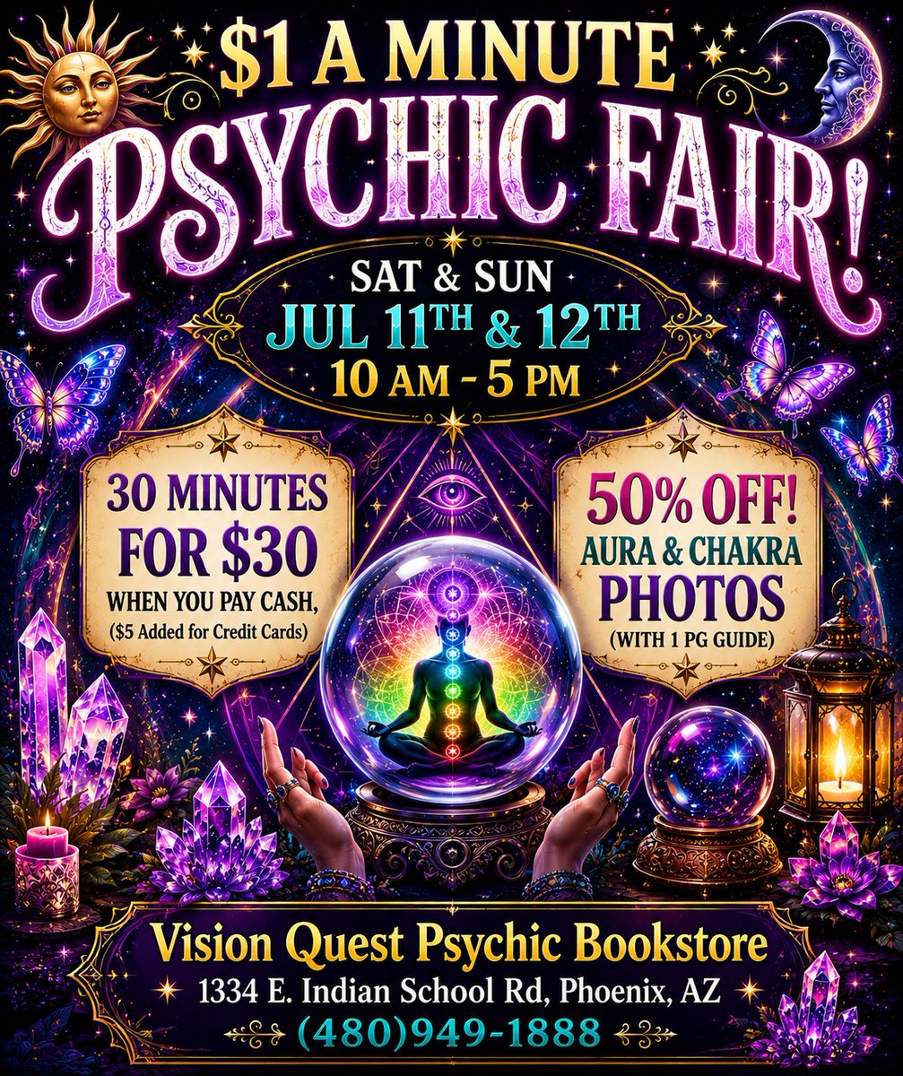 VisionQuestBook's tweet photo. Coming Jul 11th &amp; 12th! Mark your calendars for this special event now! https://t.co/Bss7vby4bm