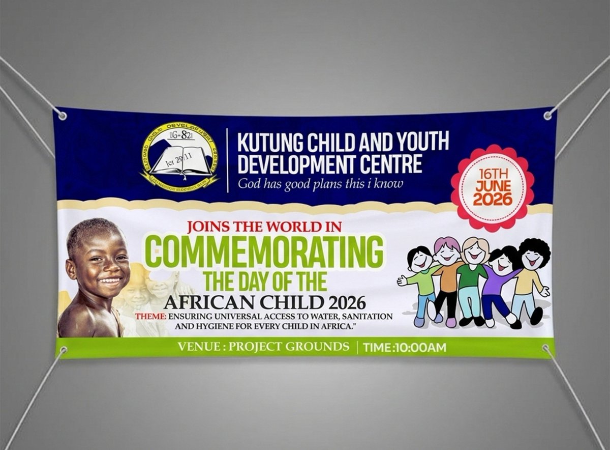 graphics49425's tweet photo. #Kutung youth development centre banner design.

We deliver designs that speak Brands that sell, message us today. https://t.co/btnhf4cLJD